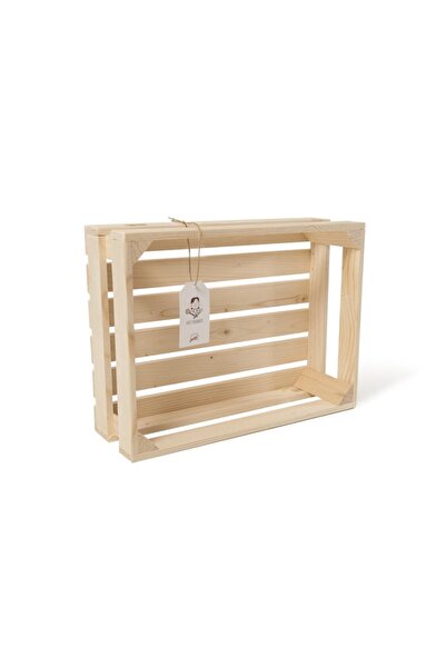 PLAYER COM Ladita Lemn Molid Natur "Fat Frumos" 40 x 30 x 13 cm