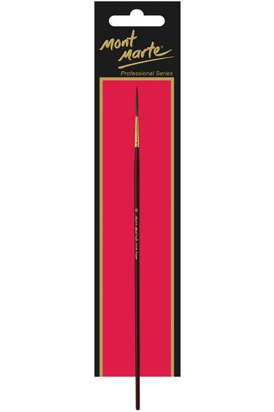 Mont Marte MM Artist Acrylic Brush Premium Sable Rigger 6