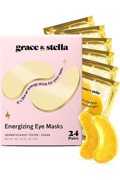 grace & stella 24 زوجًا من رقعة تحت العين - ذهبي