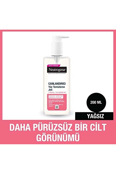 Neutrogena CANLANDIRICI YÜZ TEMİZLEME JELİ