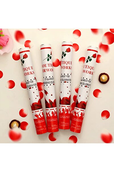 JML Tun Confetti cu Petale Rosii de Trandafir 60 cm