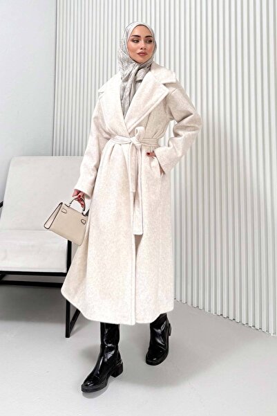 Melike Tatar Καστανόχρωμο παλτό 32-2503