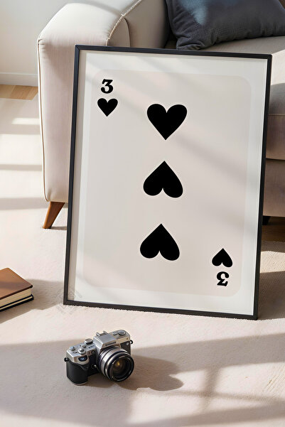 Basquiart Poster cu ramă neagră din seria Lucky You, decor de perete nr:117