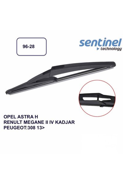 Sentinel SİLECEK 1 ADET ARKA CAM 25 CM ASTRA H , MEGANE 2-4 KADJAR ,