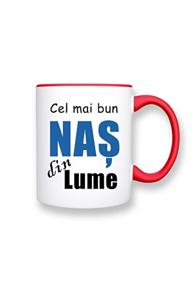 OEM Cană personalizată pentru Naș cu mesajul: „Cel mai bun naș din lume”, mod...
