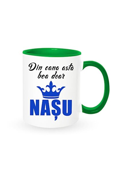 OEM Cana personalizata pentru unchi cu mesaj: 'Din cana asta bea doar nasu', ...