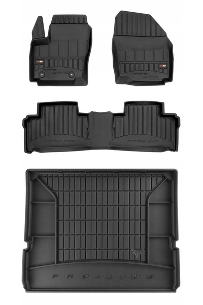 Other SET covorașe cauciuc 3D Ford S-max Mk1 2006-2015 7 locuri, oțel 31cm