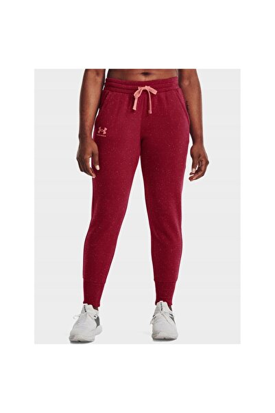 Under Armour Women's Rival Fleece Joggers in Bold Red - Size L