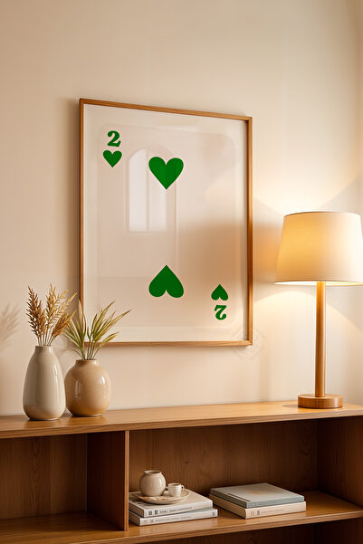 Basquiart Poster cu ramă din lemn din seria Lucky You, decor de perete pictat...