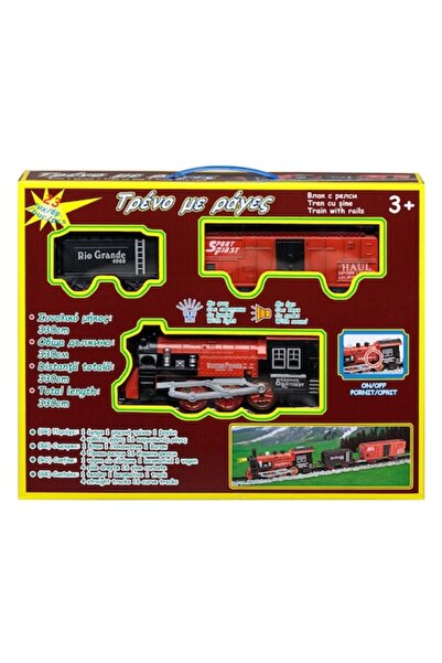 offlimits Trenuleț clasic cu sunet și lumini, DecorCasa, 44 x 7 x 35 cm