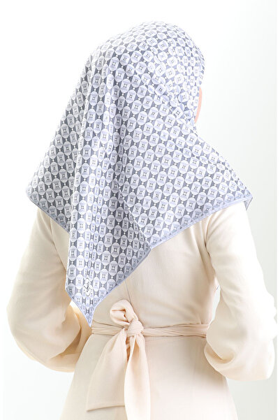 sefamerve Digital Rayon Scarf 70307-08 Gray