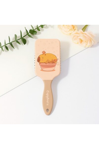 OEM Perie de păr pentru copii – Design drăguț în formă de capibara, anti-încu...