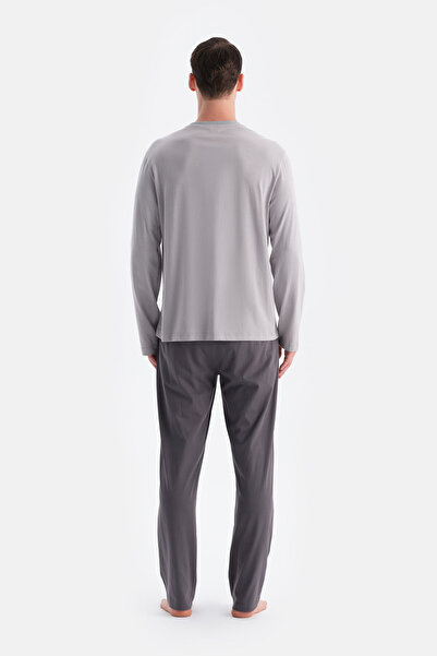 Eros Gray Pocket T-Shirt and Pants Set