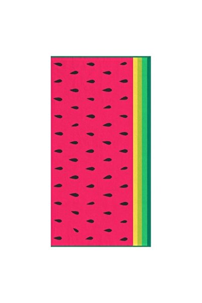 ANTBRO Cotton Beach Towel Antbro®, Watermelon Model, Multicolor, 75x150cm