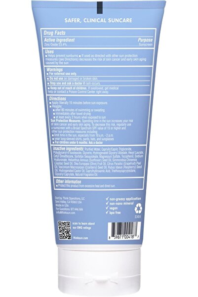 Think Thinksport Sunscreen SPF 50+, 6 Ounce