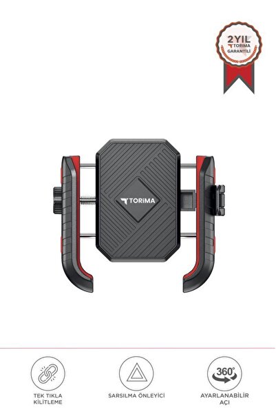 Torima Telefon Tutucu Motorsiklet Oto Aksesuarları JX062 Siyah