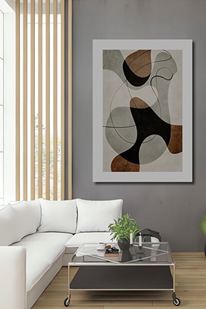 Teona Ahşap Tablou decorativ din lemn dreptunghiular Forme abstracte Armonie