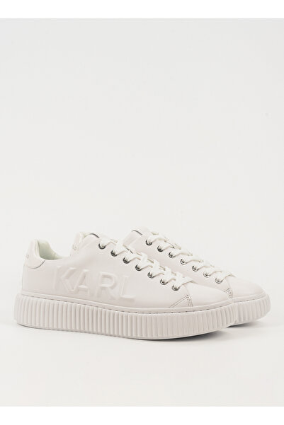 Karl Lagerfeld Beyaz Erkek Sneaker KAPRIKA Geometrikarl Logo