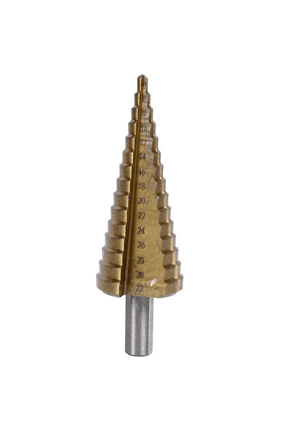 Lawazim Step Drill Bit 4-32mm - Multi Size Spiral Cutter for Metal Wood Plastic Drilling