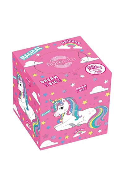 MYONNA IT & E- COMMERCE Fiorevita Unicorn Box Tissues, 100 pcs, 2-ply, Multicolor
