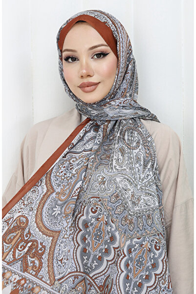 sefamerve Εθνοτικό σχέδιο Janjan Shawl 70304-11 Χρώμα κανέλας