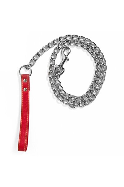 offlimits Lesă pentru câini cu lanț, DecorCasa, 120 x 3 cm