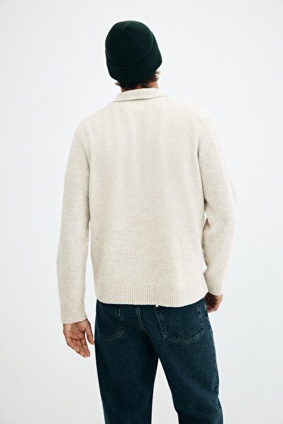 H&M Yarım Fermuarlı Kazak Regular Fit
