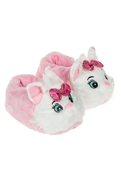 ANTBRO ® Дамски 3D домашни пантофи, розово/бело с панделка, размер ЕС 38-39