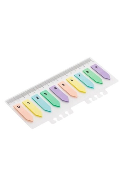 ANTBRO Set notite adezive pentru indexare Antbro® cu 250 file de 1.2x4.4cm, c...