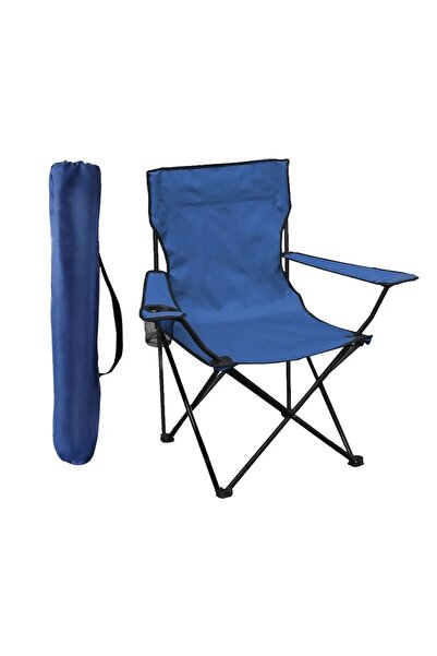 OEM Scaun pliabil de pescuit și camping cu suport pentru pahare, metalic