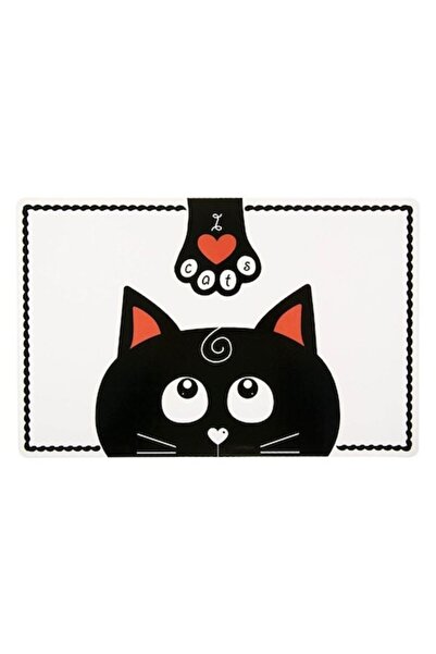 ANTBRO covoraș pentru bolul cu hrană pentru pisici, lavabil, 43x28 ​​cm