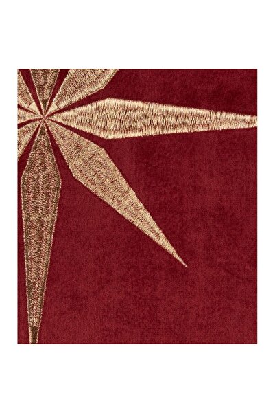 OEM RIND Velur Pillow 45x45 cm, Polyester, Red