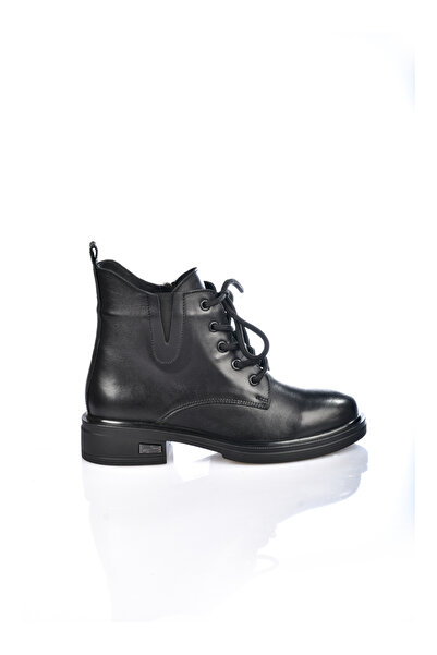 MEMORY حذاء نسائي من الجلد الطبيعي – حذاء جلدي أنيق بنعل 4.5 سم MS094