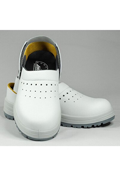 nonstat ESD Beyaz Renkli Deri Terlik