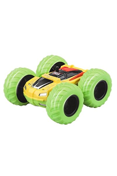 ANTBRO ® Stunt Action Toy Vehicle, Green/Yellow, 9 cm