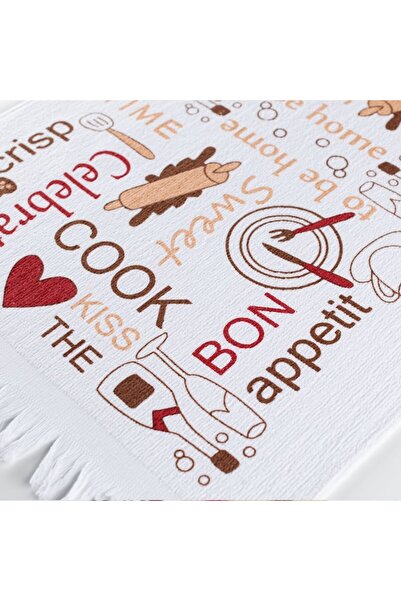 OEM Kitchen Towel, Cook, Cotton, White, 35x60cm