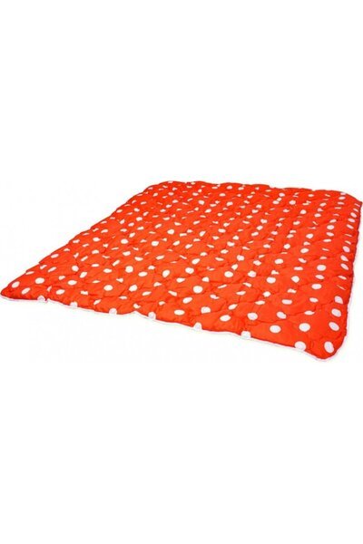 DECO Pilota Deco, 100% polyester, 180 x 200 cm, red