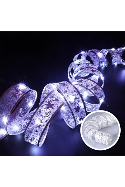 Flippy Gold Christmas LED Ribbon, 4 m, 40 LEDs, Battery-powered, Cool White