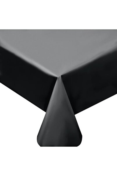 ANTBRO , Disposable Plastic Tablecloth, Black, 137x274cm