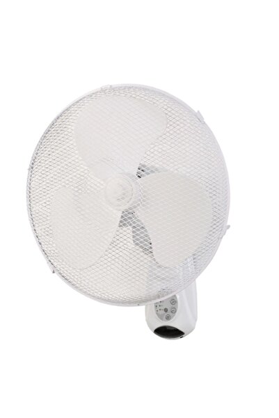 OEM Wall-mounted Fan with Timer, Oscillating, 40W, 3 Speeds, White