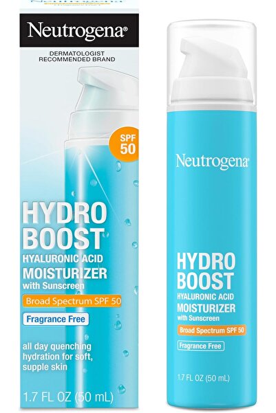 Neutrogena Hydro Boost Face Moisturizer with Hyaluronic Acid and SPF 50