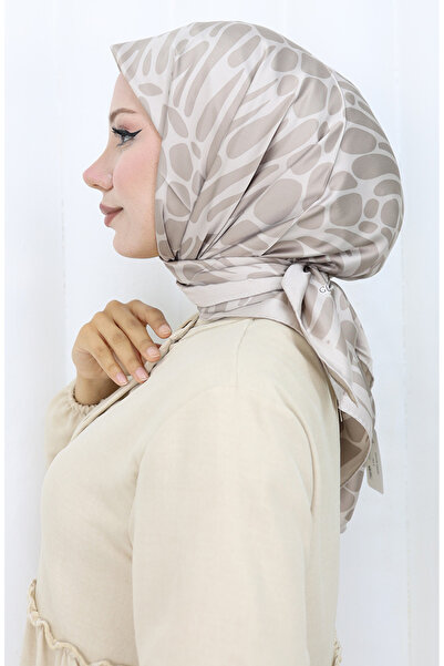 sefamerve Dijital Rayon Eşarp 70302-05 Vizon