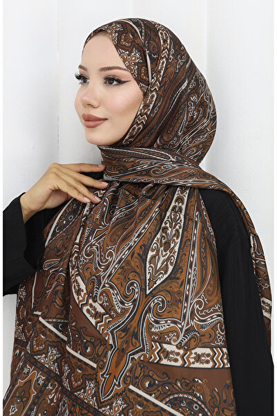 sefamerve Εθνοτικό σχέδιο Janjan Shawl 70305-14 Bitter Brown