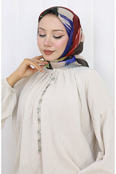 sefamerve Digital Printed Scarf 70320-04 Emerald Green Saks