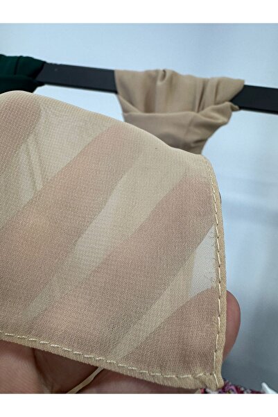 Butik MULTİ ŞİFON ŞAL VİZON RENGİ