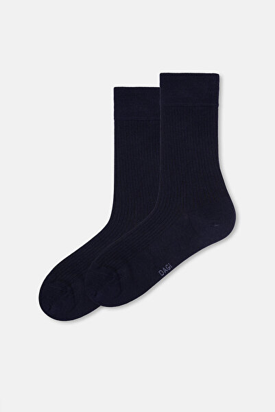 Eros Men's Striped Textured Bamboo Socks