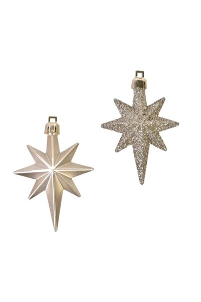 Merry Christmas Set 16 ornamente pentru bradul de Craciun, stele, champanie, ...