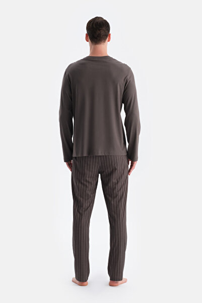 Eros Фумé Патлі Детальний Футболка Штани Комплект