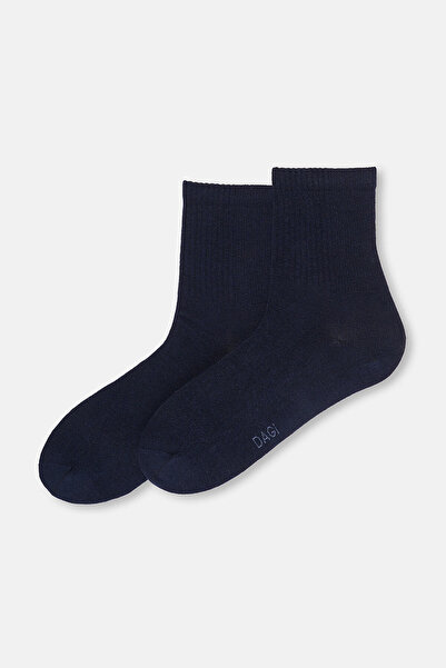 Eros Gray Melange-Navy Blue Men's 2-Piece Sports Socks