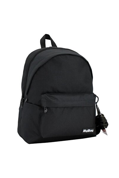 ANTBRO School Backpack with Black Bandana, 2 Large Compartments